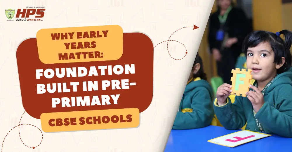 pre-primary cbse school