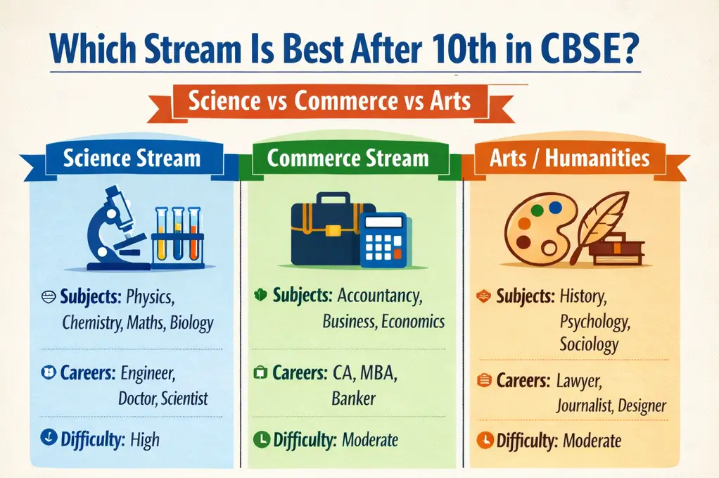 How Many Streams Are There After 10th?